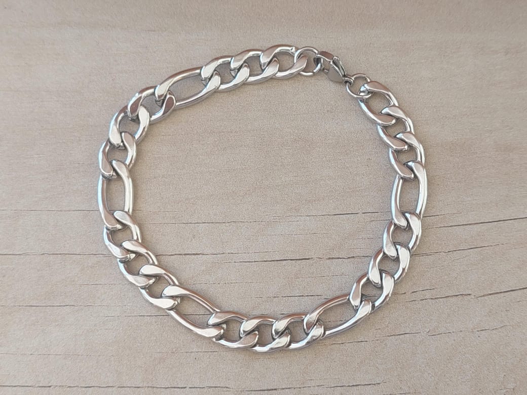 PULSERA DE ACERO FIGARO 2.5. LARGO 22 CM