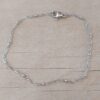 PULSERA DE ACERO SINGAPUR CON BOLITAS. LARGO 19 CM