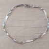 PULSERA DE ACERO SINGAPUR TUPIDA. LARGO 19 CM