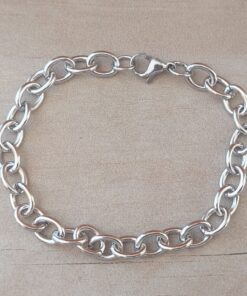 PULSERA DE ACERO TIFFANY 1.6. LARGO 18 CM