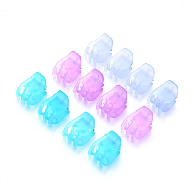 Set broche mini engomado x12unid x 12 Set - Imagen 7