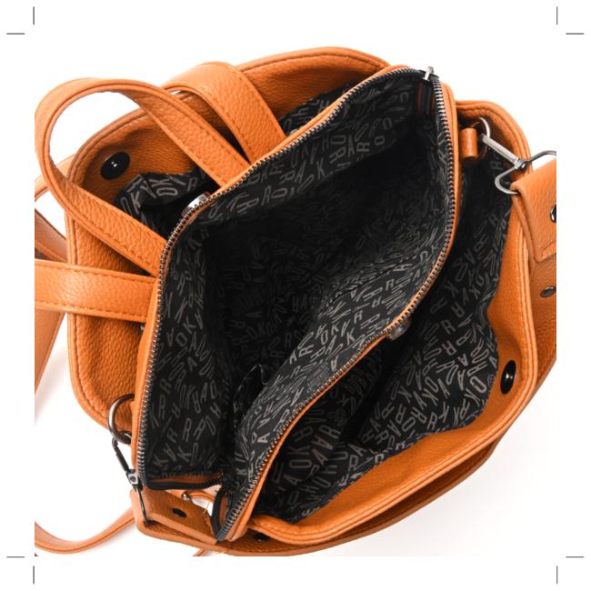 Mochila Tanger correa con remaches y llavero 30x28x10cm. x 1u. - Imagen 7