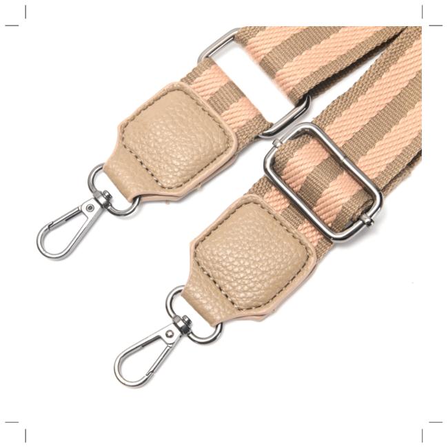 Bandolera Tanger doble correa con remaches y llavero 20x12x7cm. x 1u. - Imagen 7