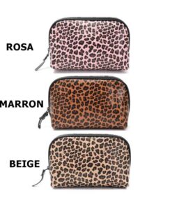 Portacosmetico Style empanada animal print 23x13x8cm. x 1u