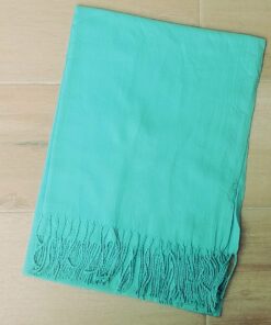 PASHMINA LISA AQUA 70 X 180 CM.