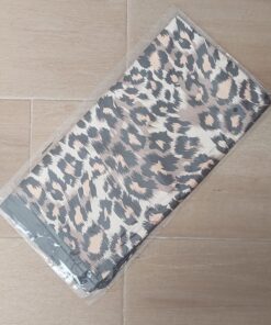 PAÑUELO RASADO ESTAMPADO ANIMAL PRINT VISON. 90 X 90 CM