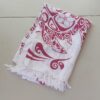 PAREO INDONESIA ESTAMPADO CON FLECOS. 100 X 180 CM.