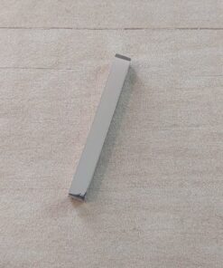 DIJE DE ACERO BARRA PARA GRABAR - 5 X 5 X 39 MM. PASACADENA DE 3 MM DE DIAMETRO.