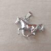 DIJE DE ACERO CABALLO. MEDIDAS 22 X 33 MM