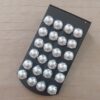BLISTER DE AROS DE ACERO PERLAS ENGARZADAS (10 MM) X 12 PARES