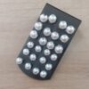 BLISTER DE AROS DE ACERO PERLAS ENGARZADAS (8- 10 MM) X 12 PARES