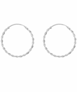 ARO PLATA ARGOLLA 22 MM TRABAJADA. PESO APROX 1.25 GR.