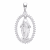 DIJE PLATA MEDALLA MILAGROSA. 15 X 21 MM. PESO APROX 2.11 GR.