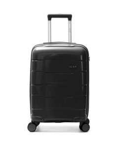 Valija SKORA HARD PP negro 20 pulg ,doble rueda fija, expandible y cerradura de combinación x1 unid