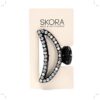 Broche oval strass x12 unidades