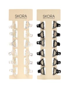 Set broche strass chico x 12 unidades
