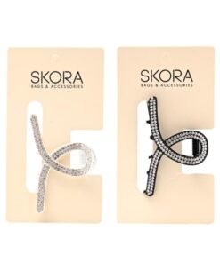 Broche cinta strass 5.5cm x12 unidades