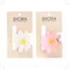 Broche margarita nacar x12 unidades