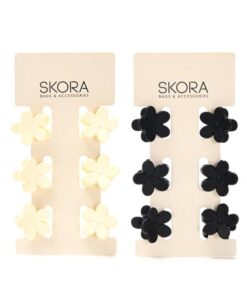 Set broches flor x6u x12 Set