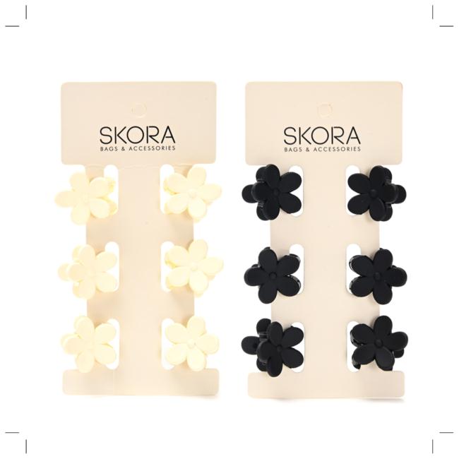 Set broches flor x6u x12 Set