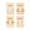 Set broche strass x2unid x 12 Set