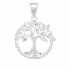 DIJE PLATA ÁRBOL DE LA VIDA CON ZIRCONES. PESO APROX 1.99 GRS.