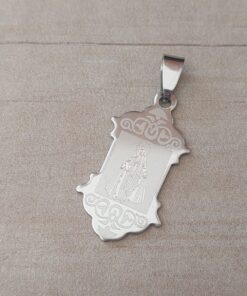 DIJE DE ACERO MEDALLA MILAGROSA 18 X 30 MM