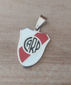 DIJE DE ACERO ESCUDO CARP ESMALTADO. MEDIDAS 20 X 25 MM