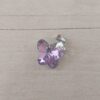 DIJE DE ACERO MARIPOSA DE ACRÍLICO TORNASOL LILA. 18 X 15 MM