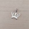 DIJE DE ACERO MARIPOSA CALADA. 15 X 19 MM