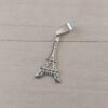 DIJE DE ACERO TORRE EIFFEL. 15 X 25 MM