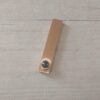 DIJE DE ACERO DORADO BARRA, «TE AMO» EN 100 IDIOMAS DIFERENTES. TAMAÑO 7 X 37 MM.
