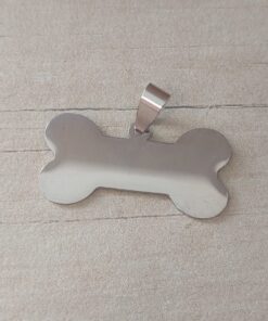 DIJE DE ACERO HUESO PARA GRABAR PULIDO DE UN SOLO LADO. MEDIDAS 17 X 35 MM. ESPESOR 1 MM