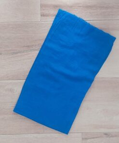 PASHMINA LIVIANA LISA DESFLECADA COLOR AZUL ELÉCTRICO. MEDIDAS: 100 X 180 CM.