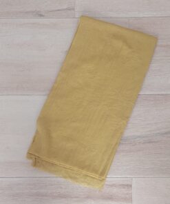 PASHMINA LIVIANA LISA DESFLECADA COLOR OLIVA. MEDIDAS: 100 X 180 CM.