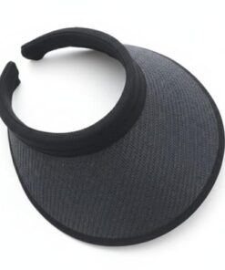 VISERA DE RAFIA COLOR NEGRO