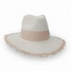 SOMBRERO DESFLECADO CRUDO BICOLOR