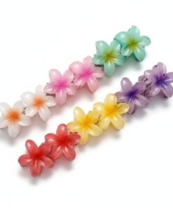 Broche flor 4 cm  x12 unidades