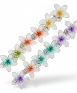 Broche flor 6 cm  x12 unidades