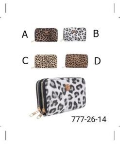 BILLETERA DE P.U. 2 CIERRES 19.5x10cm x1u