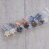 Broche flor 4 cm  x12 unidades