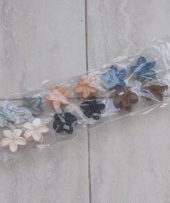 Broche flor 4 cm  x12 unidades