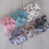 BROCHES  ( 80 MM ) 4 DIENTES X 12 UNIDADES SURTIDO DE COLORES