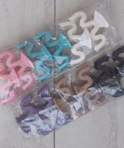 BROCHES  ( 80 MM ) 4 DIENTES X 12 UNIDADES SURTIDO DE COLORES