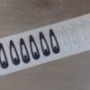 TIC TAC EPOXI NEGRO Y BLANCO 50 MM X 10 UNIDADES