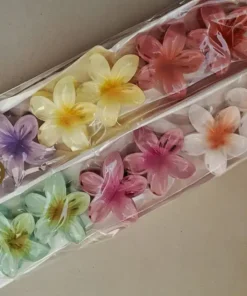 broche flor hawaiana moda