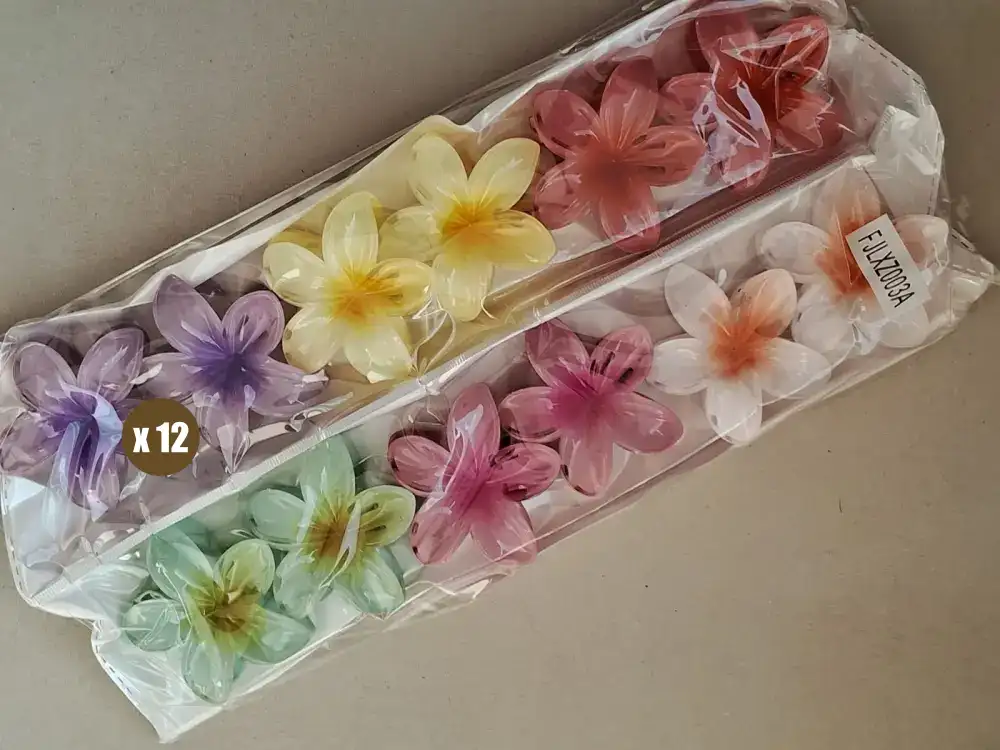 broche flor hawaiana moda