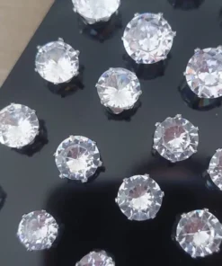 Blister de aros pasantes cubik en diferentes medidas
