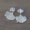 Aro de acero blanco pasante