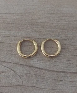 Aro de acero dorado bisagra